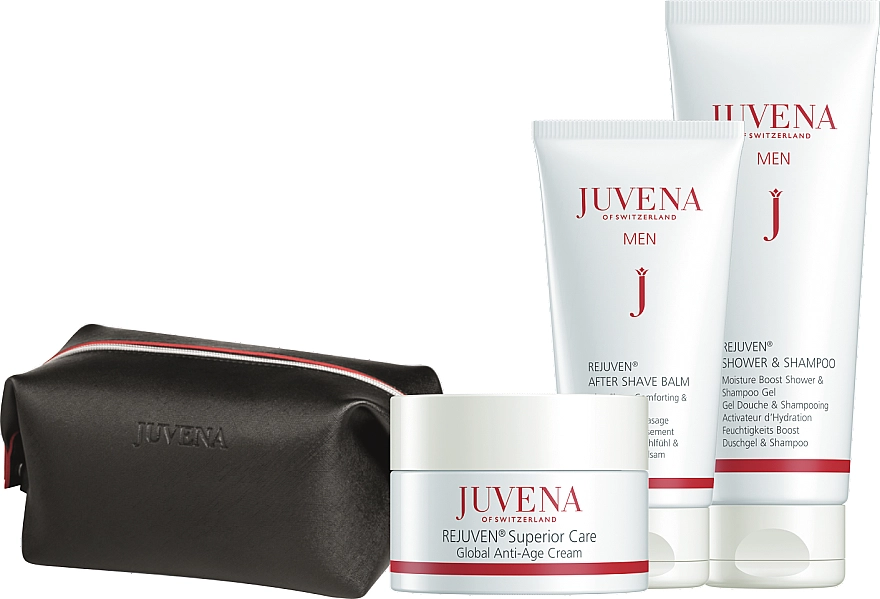 Juvena Набор Rejuven Men (f/cr/50ml + aft shave balm/75ml + sh/gel/200ml) - фото N1