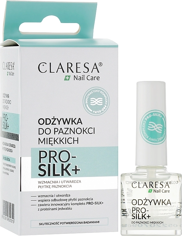 Claresa Кондиционер для ногтей Pro Silk+ Nail Conditioner - фото N2