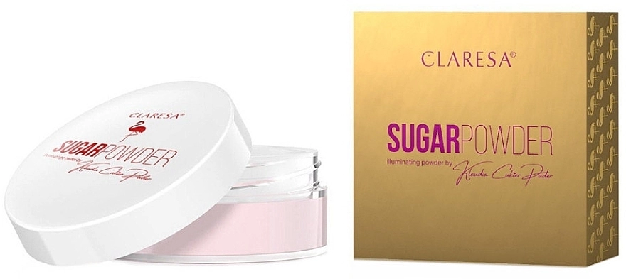 Claresa Sugarpowder By Klaudia Cukier Puder Illuminating Powder Освітлювальна розсипчаста пудра - фото N1