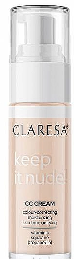 Claresa Keep It Nude CC-крем для обличчя - фото N1