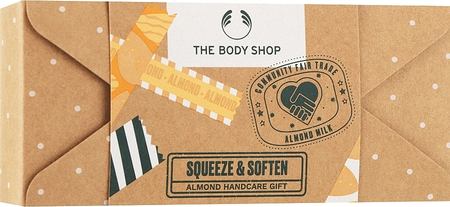 The Body Shop Набір Squeeze & Soften Almond Hand Care Gift (butter/1pcs + h/cr/30ml) - фото N1