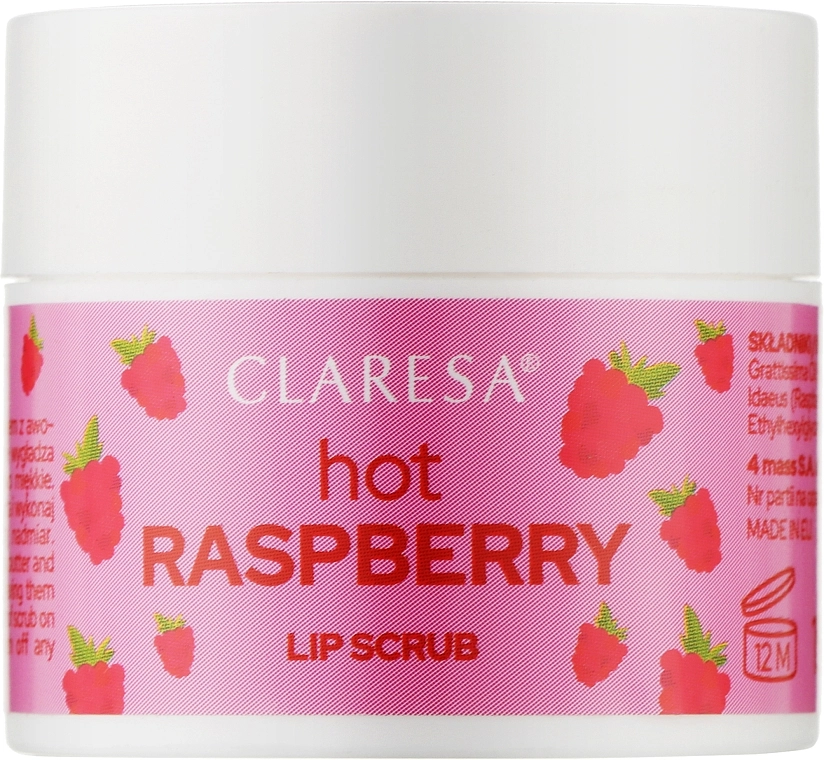 Claresa Скраб для губ "Горячая малина" Lip Scrub Hot Raspberry - фото N1