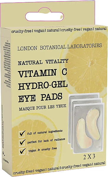 London Botanical Laboratories Гидрогелевые патчи для глаз с витамином С Vitamin C Hydro-Gel Eye Pads - фото N1