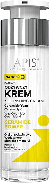 APIS Professional Живильний денний крем для обличчя Apis Ceramide Power Nourishing Day Cream - фото N1