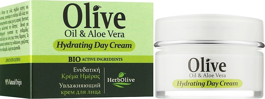 Madis Крем для лица увлажняющий, дневной с алое вера Herbolive Hydrating Day Cream - фото N2