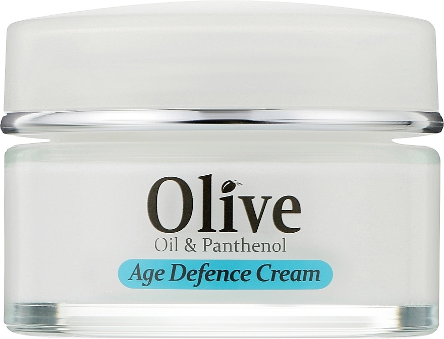 Madis Крем для лица антивозрастной, укрепляющий, с пантенолом HerbOlive Face Age Defence Cream - фото N1