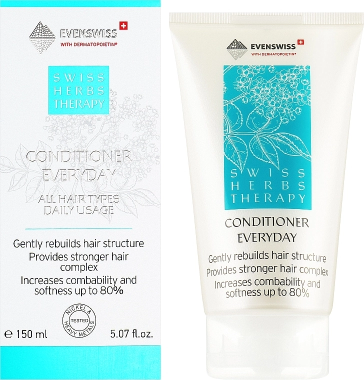 Evenswiss Кондиціонер для щоденного використання Conditioner Everyday Swiss Herbs Therapy - фото N2