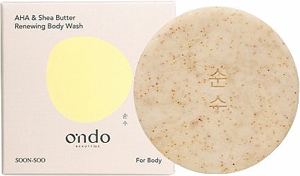 Ondo Beauty 36.5 Натуральное отшелушивающее средство для тела AHA & Shea Butter Renewing Body Wash - фото N1