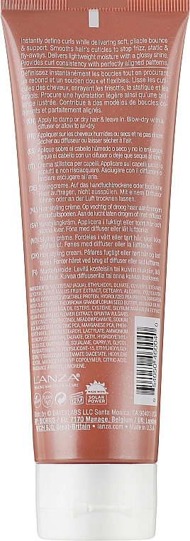 L'anza Зволожувальний крем для волосся Curls Curl Whirl Defining Cream - фото N2