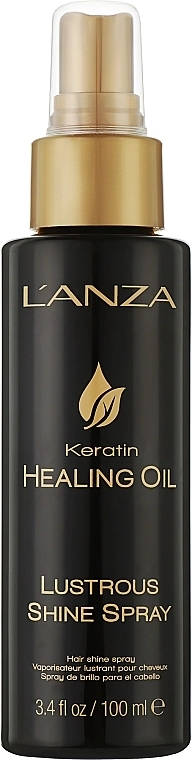 L'anza Спрей для блиску волосся Keratin Healing Oil Lustrous Shine Spray - фото N1