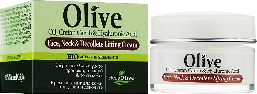 Madis Крем-лифтинг для лица, шеи и декольте HerbOlive Face, Neck & Decollete Lifting Cream - фото N2