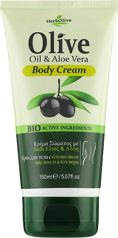 Madis Крем для тела с алоэ вера HerbOlive Body Cream Aloe Vera - фото N1