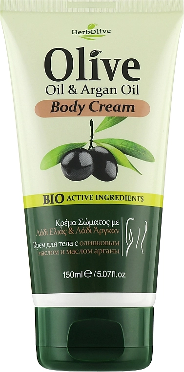 Madis Крем для тіла з олією аргани HerbOlive Body Cream Argan Oil - фото N1