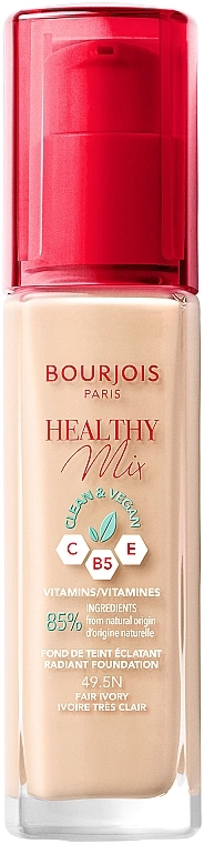 Bourjois Healthy Mix Clean & Vegan Увлажняющая тональная основа - фото N1