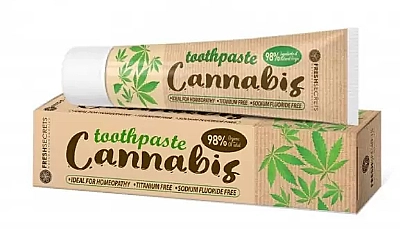 Madis Зубна паста з олією канабісу HerbOlive Fresh Secrets Toothpaste With Cannabis - фото N1