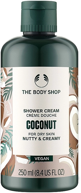 The Body Shop Крем для душа с маслом кокоса Coconut Vegan Shower Cream - фото N1