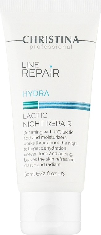 Крем для обличчя "Нічне відновлення" з молочною кислотою - Christina Line Repair Hydra Lactic Night Repair, 60ml - фото N1