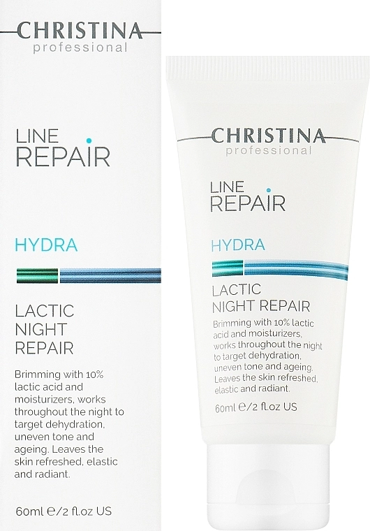 Крем для обличчя "Нічне відновлення" з молочною кислотою - Christina Line Repair Hydra Lactic Night Repair, 60ml - фото N2