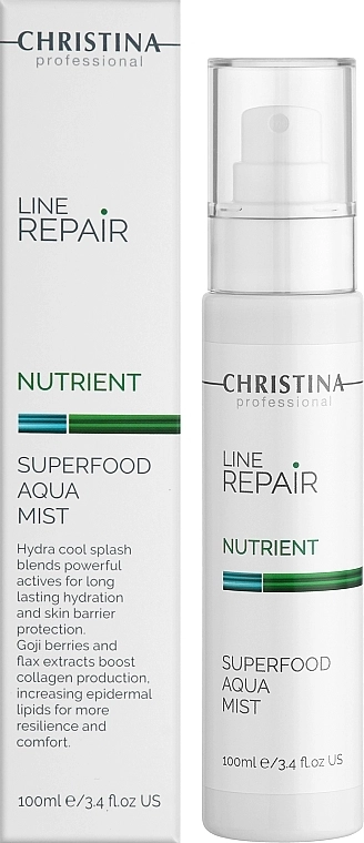 Christina Освіжальний спрей для обличчя з суперфудами Line Repair Nutrient Superfood Aqua Mist - фото N2