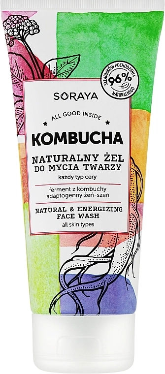 Soraya Натуральный гель для умывания Kombucha Natural & Energizing Face Wash - фото N1