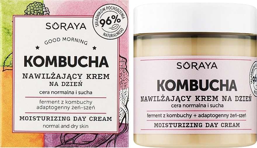Soraya Увлажняющий дневной крем для нормальной и сухой кожи Kombucha Moisturizing Day Cream - фото N2