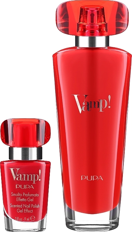 Pupa Vamp Red Набор (edp/50ml + nail/polish/9ml) - фото N2