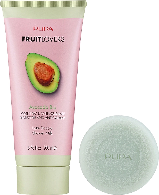 Pupa Набір Fruit Lovers (sh/milk/200 + shampoo/bar/60g + box) - фото N2