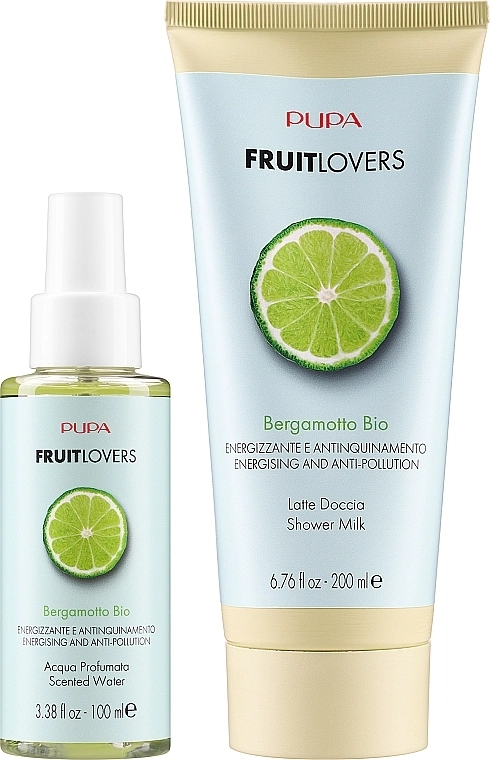 Pupa Набор Fruit Lovers Bergamot (sh/milk/200ml + b/spray/100ml + box) - фото N2