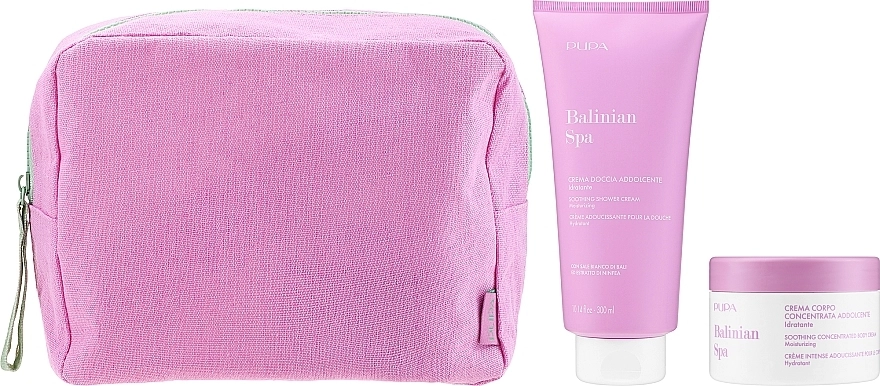 Pupa Набір Balinian Spa Kit 2 (sh/cr/300ml + b/cr/150ml + bag) - фото N2