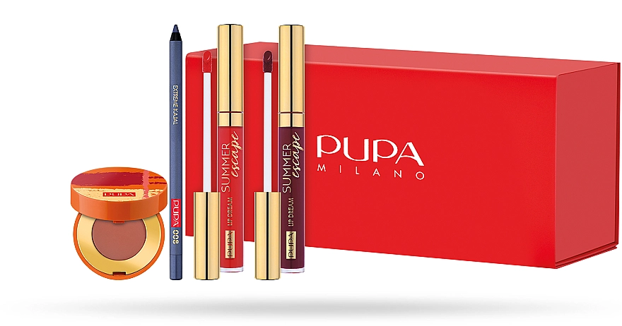 Pupa Набір My Fabulous Beauty Box Summer Escape (eye/sh/2g + eye/pen/1.6g + lipstick/4.5ml) - фото N1