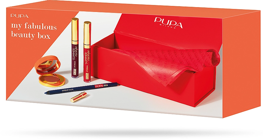 Pupa Набір My Fabulous Beauty Box Summer Escape (eye/sh/2g + eye/pen/1.6g + lipstick/4.5ml) - фото N2