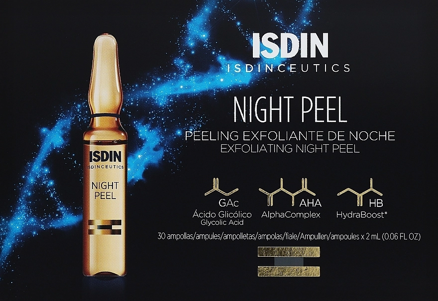 Isdin Отшелушивающая ночная сыворотка с гликолевой кислотой Isdinceutics Night Peel - фото N1