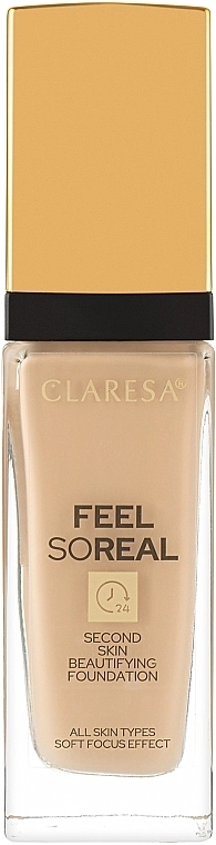 Claresa Make Up Second Skin Feel So Real Тональна основа для обличчя - фото N1