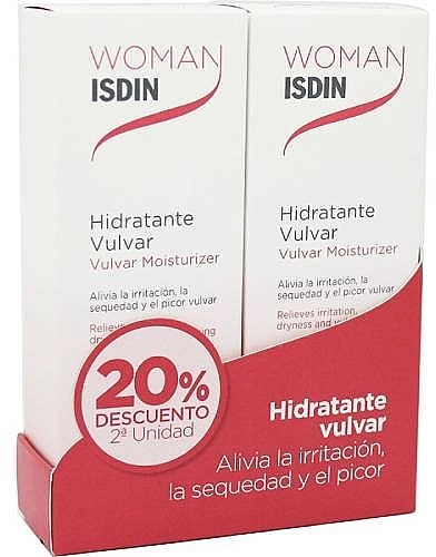 Isdin Набір Woman Vulvar Intimate Moisturizer (intime/cr/2*30ml) - фото N1