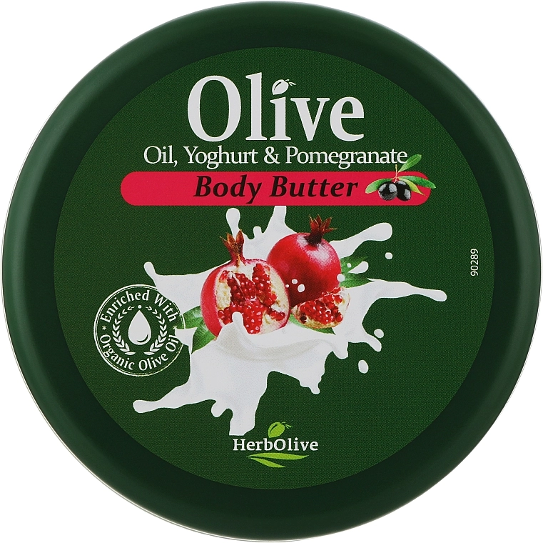 Madis Лосьйон для тіла з йогуртом та екстрактом граната HerbOlive Olive Oil Yoghurt & Pomegranate Body Butter - фото N1