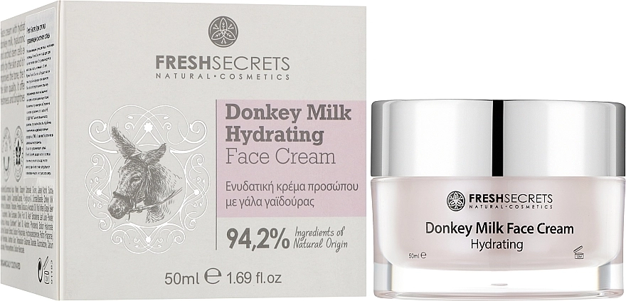 Madis Крем для обличчя "Зволожувальний" з ослиним молоком Fresh Secrets Donkey Milk Hydrating Face Cream - фото N2