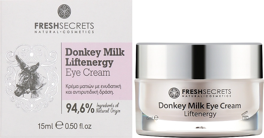 Madis Крем для повік проти зморщок "Ліфтинг-ефект" Fresh Secrets Donkey Milk Liftenergy Eye Cream - фото N2