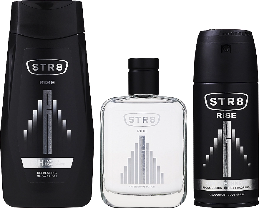 STR8 Rise Your Refreshing Pack Набір (ash/lot/100ml + deo/150ml + show/gel/250ml) - фото N2