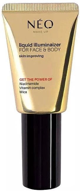 NEO Make Up Liquid Illuminaizer for Face & Body Рідкий хайлайтер для обличчя та тіла - фото N1