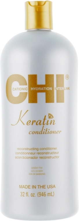 CHI Восстанавливающий кератиновый кондиционер для волос Keratin Conditioner - фото N3