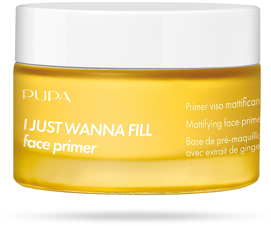 Pupa I Just Wanna Fill Face Primer Матирующий праймер для лица с экстрактом имбиря - фото N1