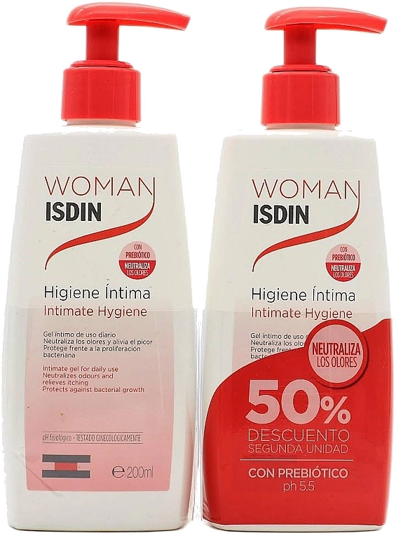 Isdin Набір Woman Intimate Hygiene (h/gel/200mlx2) - фото N1