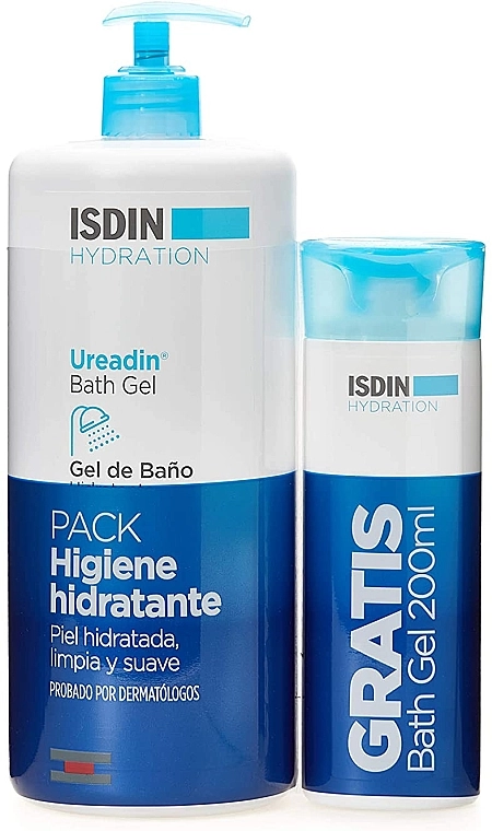 Isdin Набір Ureadin Bath Gel Set (bath/gel/1000ml + bath/gel/200ml) - фото N1