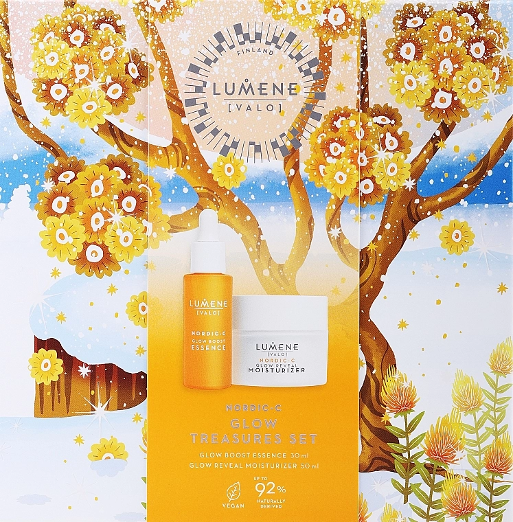 Lumene Набір Valo Glow Treasures Set (essen/30ml + f/cr/50ml) - фото N1