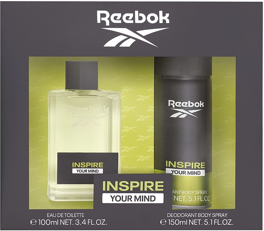 Reebok Inspire Your Mind Набор (edt/100ml + deo/150ml) - фото N2