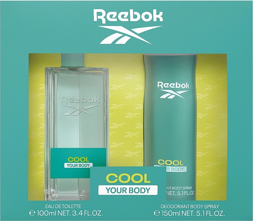 Reebok Cool Your Body For Women Набор (edt/100ml + deo/150ml) - фото N1