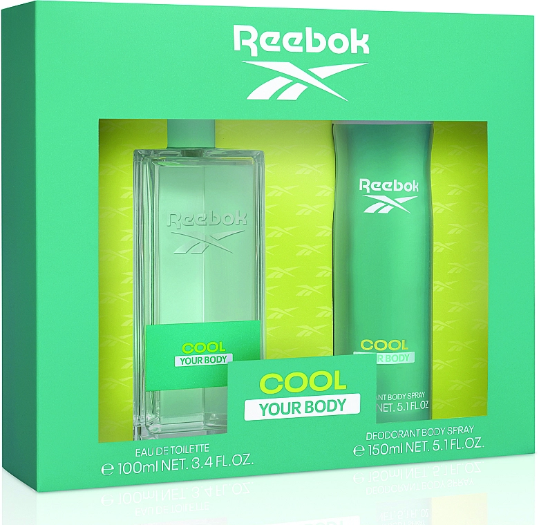 Reebok Cool Your Body For Women Набір (edt/100ml + deo/150ml) - фото N2