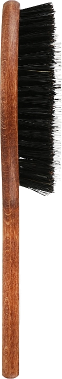 Gorgol Гребінець для волосся із зубцями зі щетини кабана та нейлону, 10 рядків, плоский - фото N2
