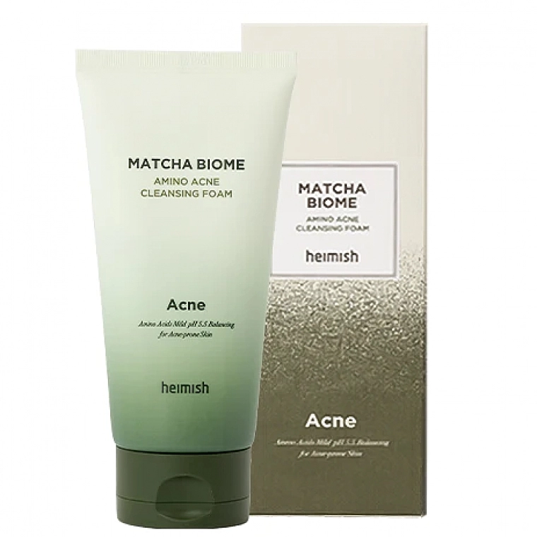 Heimish Кремова пінка для проблемної шкіри Matcha Biome Amino Acne Cleansing Foam - фото N1