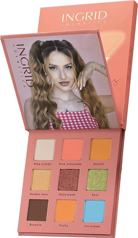 Ingrid Cosmetics Team X Summer Evenings Eyeshadow Palette Палетка тіней для повік - фото N1
